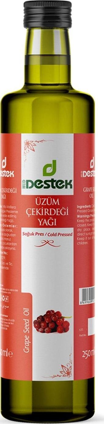 Destek Üzüm Çekirdeği Yağı (soğuk Pres) 250 Ml