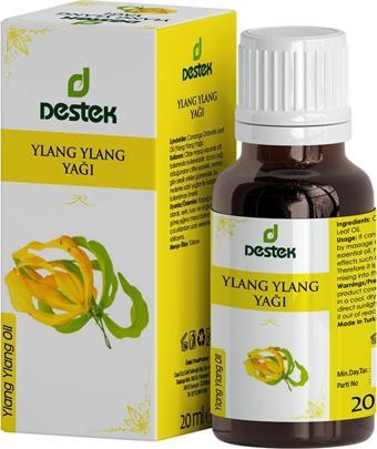 Destek Ylang Ylang Yağı (distile) 20 Ml