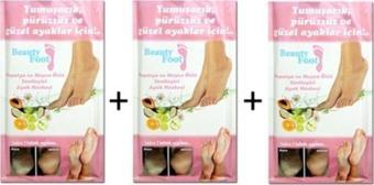 Beauty Foot Papatya Ve Meyve Özlü Yenileyici Ayak Bakım Maskesi 3 Adet