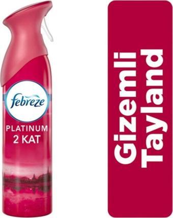 Febreze Platinum Hava Ferahlatıcı Sprey Oda Kokusu Gizemli Tayland 300 Ml