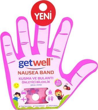 Getwell Bulantı Ve Kusma Önleyici Çocuk Bileklik Pembe