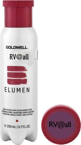 Goldwell Elumen Çarpıcı Renkler Saç Boyası 200ml Oksidan Gerektirmez Amonyaksız Rv@all Kırmızı Menekşe