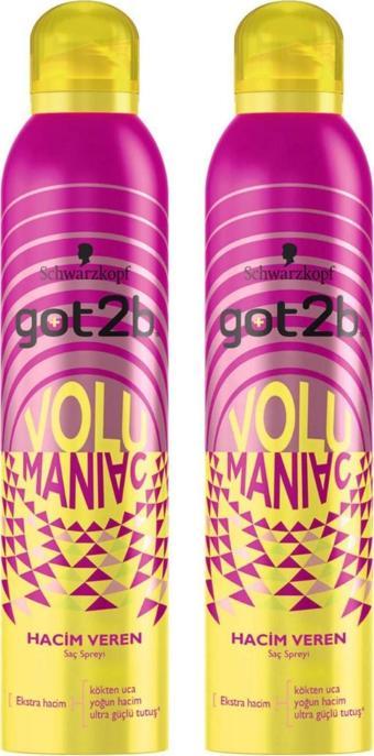 Got2B Volumaniac Sprey 300 Ml 2x