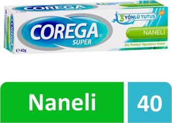 GSK Corega Süper Diş Protezi Yapıştırıcı Krem Naneli 40 Gr