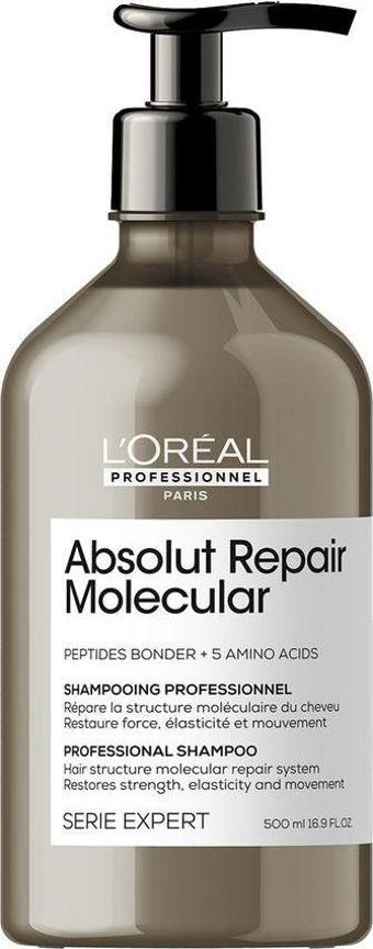 L'Oréal Professionnel Pro Paris Serie Expert Absolut Repair Molecular-Arındırıcı Lüks Şampuan 500ml 16.9fl oz