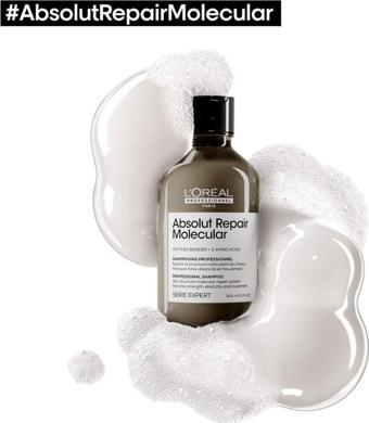 L'oreal Professionnel Serie Expert Absolut Repair Molecular Yıpranmış Saçlar İçin Arındırıcı-Güçlendirici Şampuan300ml