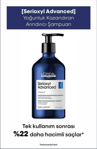 L'oreal Professionnel Serie Expert Serioxyl Advanced Incelmiş Saç Telleri Için Yoğunluk Kazandıran Şampuan 500 Ml