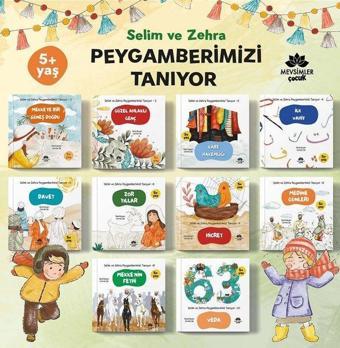 Selim ve Zehra Peygamberimizi Tanıyor Seti - 10 Kitap Takım - Kolektif  - Mevsimler Kitap