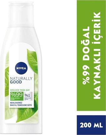 Nivea Organik Yeşilçay Özlü Makyaj Temizleme Sütü 200 Ml