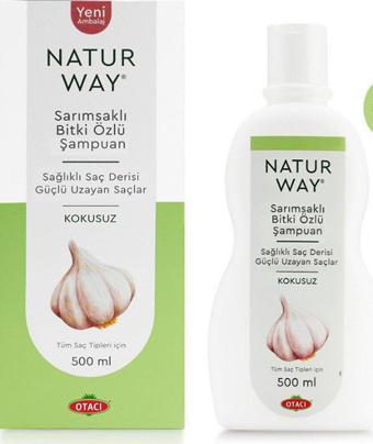 Otacı Naturway Garlic Herbal Shampoo 500 ml KeyÜrün85