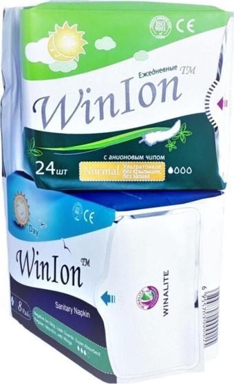 Winion Winalite Tm Negatif Iyonlu Anion Ped - 1 Gündüz + 1 Günlük