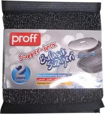 Proff Inox Bulaşık Süngeri Süpper 2'li