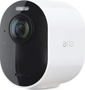 Arlo Ultra 2 Spotlight Kablosuz Ev Güvenlik Kamerası, Eklenti - Beyaz