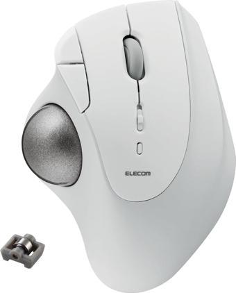 ELECOM Ergonomik Konfor Tasarım Trackball IST Bluetooth 5.3, Başparmak Kontrolü