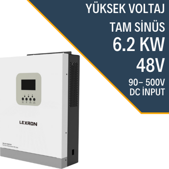 LEXRON® 6.2KW MPPT PARALEL 90-500V PV INPUT 100A MPPT İNVERTER PARALLENEBİLİR EA2152634305