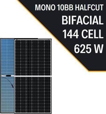 LEXRON® 625W 10BB BİFACİAL HALF CUT MONOKRİSTAL GÜNEŞ PANELİ EA2152634346