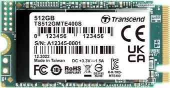 Transcend Ts512Gmte400S 512GB Pcle NVMe 22X42 M.2 SSD