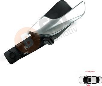 EDP1116 Alfa Romeo Giulietta 940 için İç Kapı Açma Kolu Ön Sol 156092167 Kapaklı