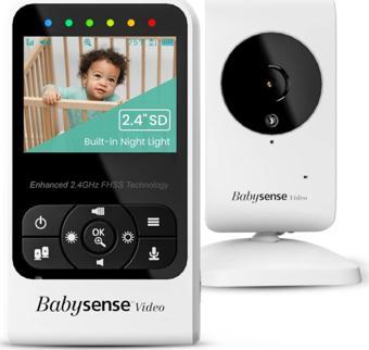 Babysense V24R Video Bebek Monitörü Kamera ve Ses, Uzun Menzil