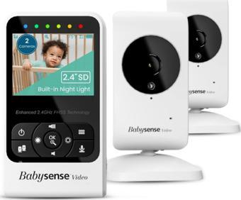 Babysense V24R-2 Video Bebek Monitörü Kamera ve Ses, Uzun Menzil