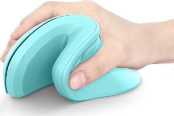 Seenda Ergonomik Kablosuz Dikey Mouse, Bluetooth 4.0+USB - Nane Yeşili