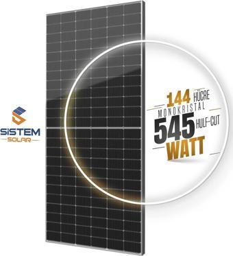 545W Watt Güneş Paneli Monokristal 144 Hücre Solar Panel