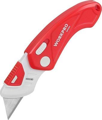 WORKPRO WP211004 Plastik Gövde Katlanır Rötuş Maket Bıçağı