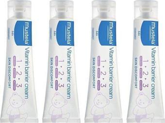 Mustela 4 Adet Vitamin Barrier 1.2.3. 50 Ml Pişik Kremi