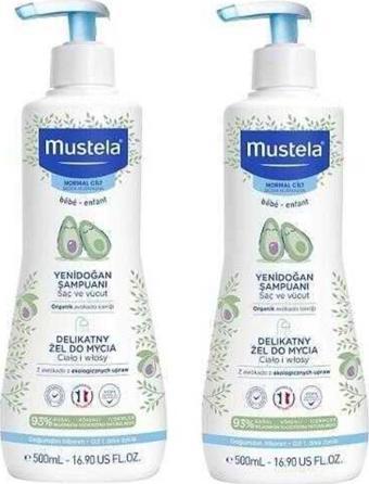 Mustela Saç Ve Vücut Şampuan 500 ml X 2 Adet