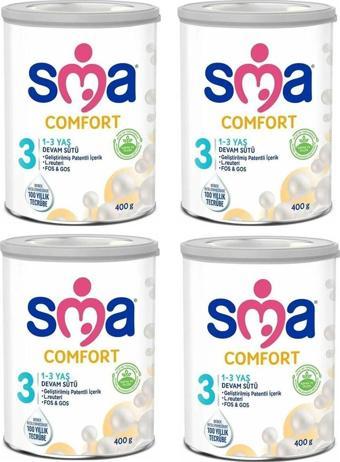 SMA Comfort 3 Devam Sütü 400 gr 4 Adet