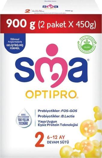 SMA Optipro 2 Probiyotik Devam Sütü 900 gr