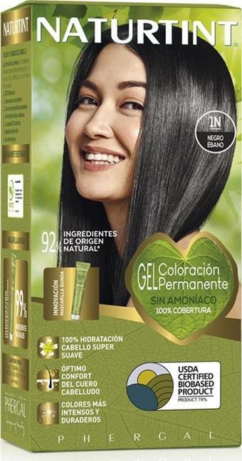 Naturtint 1N Abanoz Siyahı Doğal Saç Boyası 170ML
