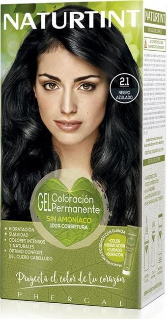 Naturtint 2.1 Mavi Siyah Doğal Saç Boyası 170ML