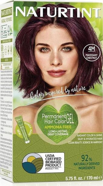 Naturtint 4M Maun Kestane Doğal Saç Boyası 170ML