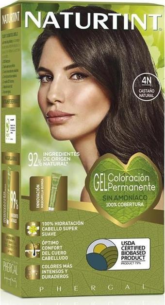 Naturtint 4N Doğal Kestane Doğal Saç Boyası 170ML