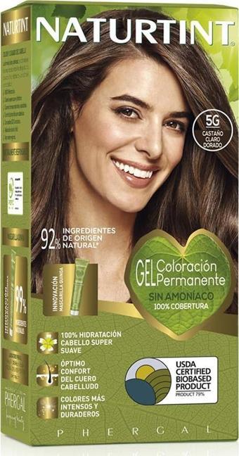 Naturtint 5G Açık Altın Kestane Doğal Saç Boyası 170ML