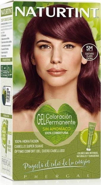 Naturtint 5M Açık Kestane Maun Doğal Saç Boyası 170ML