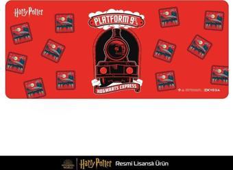 EXVEGA Harry Potter Hogwarts Express Platform 9 Kırmızı XXL Mousepad (90×40)