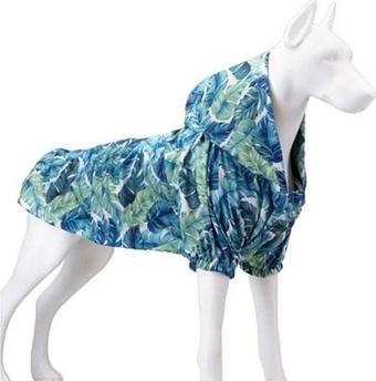 Lindodogs Aqua Kapüşonlu Köpek Yağmurluğu Beden 3