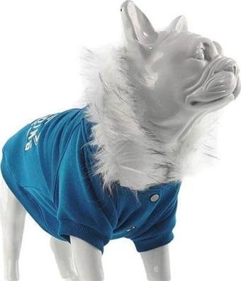 Lindodogs Mountains Mavi Sweatshirt Köpek Kıyafeti Beden 1