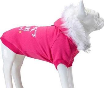 Lindodogs Mountains Pembe Sweatshirt Köpek Kıyafeti Beden 4