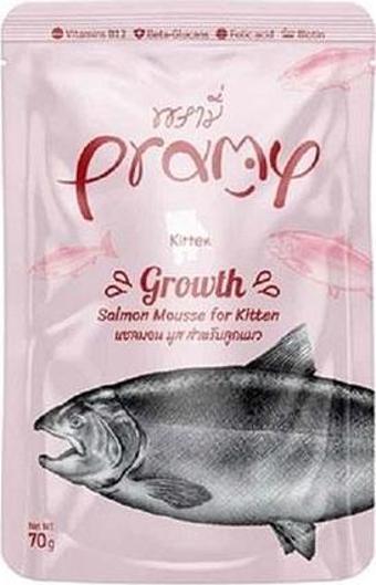 Pramy Growth Somonlu Mousse Yavru Kedi Konservesi 70 Gr