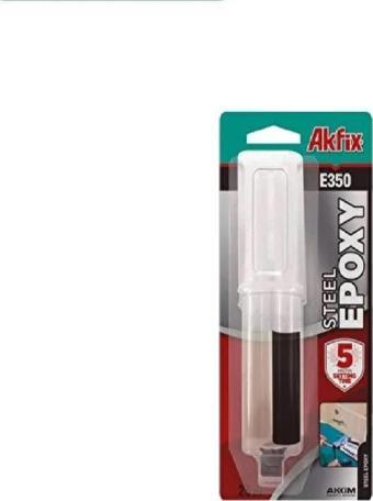 EPOKSİ ÇELİK YAPIŞTIRICI ŞIRINGA 25ML AKFİX E350