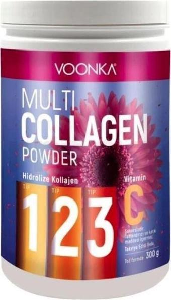 Voonka Multi Collagen Powder 300 Gr