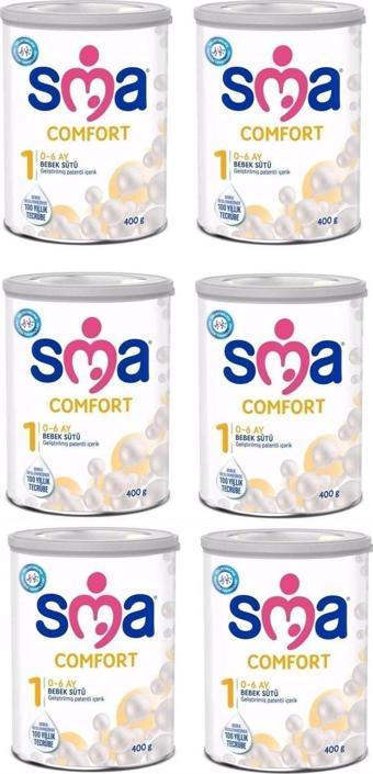 SMA COMFORT 1 Numara 400 GR 0-6 Ay 6`lı (2400GR)