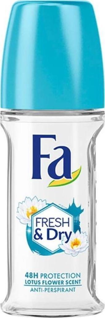 Fa Roll-On Fresh Dry Lotus Kadın 50 ml