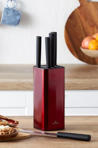 Karaca Grammy Red 6 Parça Bıçak Seti