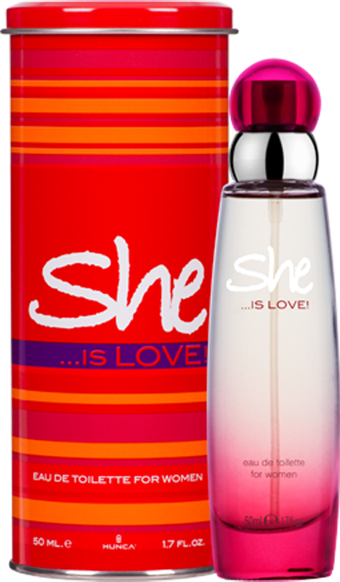 Hunca She Love Edt 50 ml Kadın Parfümü