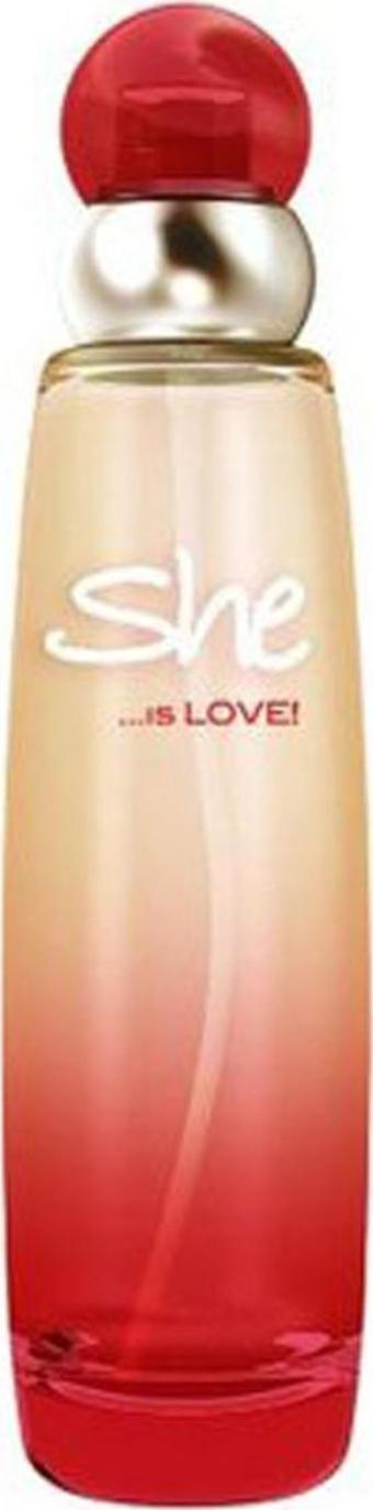 She Love 50 ml Edt Bayan Parfümü kutusuz Kırmızı