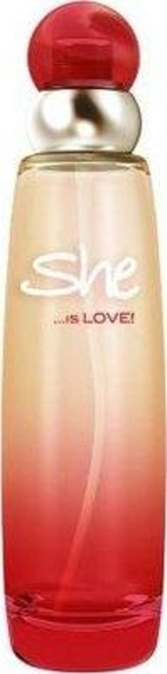 She Love 50 ml Edt Bayan Parfümü kutusuz Kırmızı